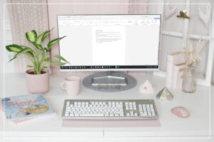 Tastatur verschönern – eine Schreibtisch Idee